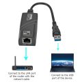 USB 3.0 to Ethernet Adapter - High-Speed Gigabit Network Connectivity for PC and Laptop - mit. 