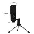 USB Microphone,Cardioid Metal Condenser for Karaoke Recording Microphone with Noise Suppression,Plug & Play,Latency-Free with with Tripod Stand for _YouTube-K669 Gaming Recording PC,Laptop,Conferences, Chat,Live Broadcast_ silver Color. 