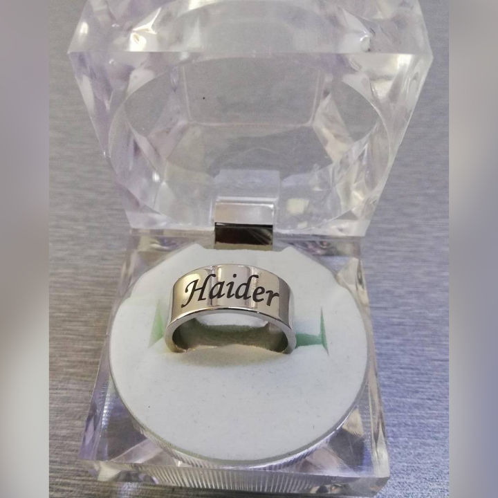 Customize Name Engraving Ring - CNER-01