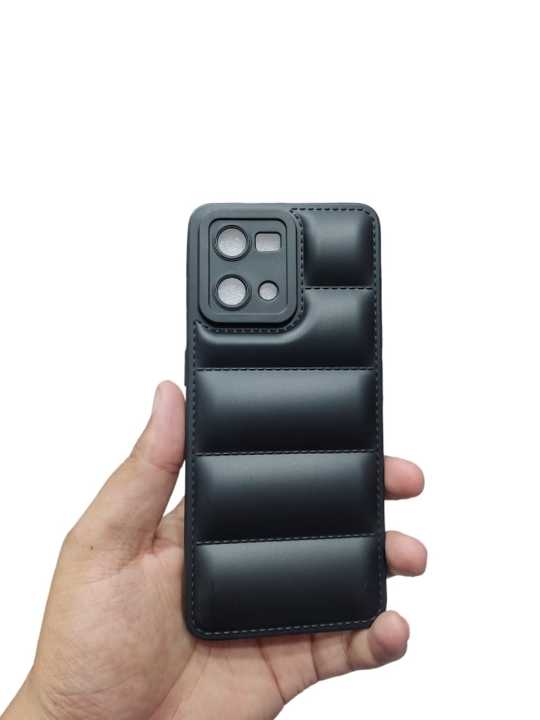 OPPO F21 Pro 4G Soft Matt Puffer Down Jacket Camera Protection Back Case Cover