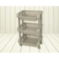 Taj Trader Three Layer Plate Rack, Kitchen Dish Rack Drainer, Plastic Plate/Dish Stand, Three Tier Drying Rack. 