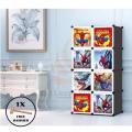 SpiderMan DIY Plastic Wardrobe 8 Cubic. 