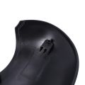 2Pcs ABS Black Door Wing MIRROR COVERS Near Passenger L+R for FORD TRANSIT MK6 MK7 2000-2014. 