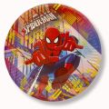SPIDERMAN THEME PAPER PLATES PACK OF 10 SPIDER-MAN PARTY TABLEWARE PAPER PLATES. 
