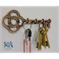 Elegant Decorative Key Holder for Wall Mount, Rust-Resistant Metal Wall Hanger for Home, Office, Shops & Kitchen Hanger. 