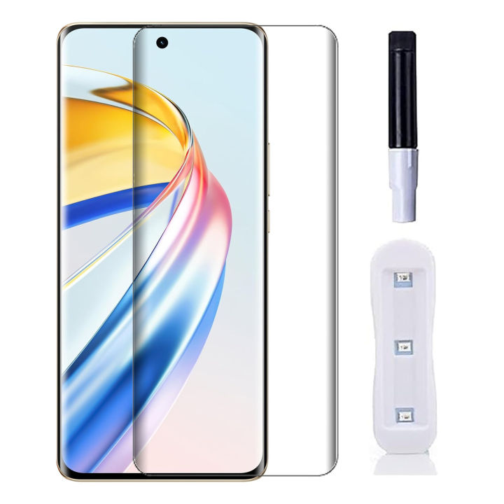 Honor X9B UV Tempered Glass Full Glue Screen Protector For Honor X9B