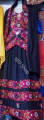 Traditional Yellow Afghani Dress – Hand-Embroidered Mirror Work, Sizes 13-27. 