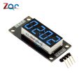 0.36" 4-Digit Tube LED 7 Segment Display Module Red Common Anode TM1637 Drive Chip Tube Clock Display for Arduino R3. 