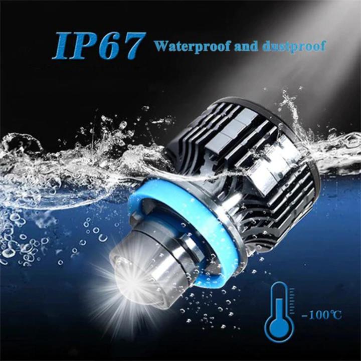 H11 LED Car Headlights Projector Laser Fog Lights Automobile / Bumper Light