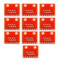 10PCS Portable Modular Connectors / Ethernet Connectors RJ45 Breakout Board Adapter Connector Module Board. 
