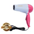 Professional foldable hair dryer machine for girls/men/women comes with speeds fashion hair style machine portable 1000 watt hair dryer machine easy to carry machine low power consumption hair dryer. 