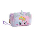 Unicorn Pen Bag Students School Supplies 3 Color Plush Unicorn Makeup Bag Plush Makeup Bag for Makeup Storage Travel Organization School Essentials Students' Pen Storage Gift For Girls. 