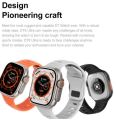 DT8 Ultra Smartwatch 2.0" Screen Multitasking Bar NFC Body Temperature Bluetooth Call Men Women Smart Sports Watch Series 8. 