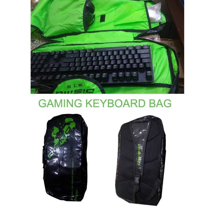 Gaming Keyboard Bag For Gamers (Gaming Keyboard, Mouse, Mouse Pad Equipment Backpack Bag  Shoulder Bag Handbag)