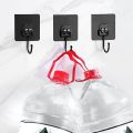 Seamless Wall Hanging Storage Hooks / Space Saving Door Storage Heavy Duty Rack Hanger / Wall Mounted Bathroom Kitchen Bag Towels Key Storage Holder / Multifunction Wall Racks. 
