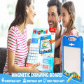 Toddler Travel Toys - Magnetic Drawing Board for Kids and Toddlers - Doodle Board with Magnetic Pen and Colorful Beads Magnetic Dot Art Travel Toy for Kids Ages 3 and Up Boys Girls. 