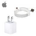 Iphone 5W charger with cable and adapter. 