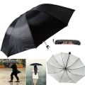 Umbrella Sun & Rain Lightweight Compact Suit Black. 
