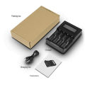 18650 Battery Charger, LCD Display Speed Batteries Charger with 4 Bay Discharge Function for Rechargeable 3.7V Li-Ion Batteries. 