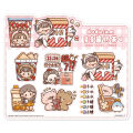 Tirado Abu Dodo Sauce Series Cute Girl Border Material Cartoon Stickers Plain Handbook Stickers Wholesale. 