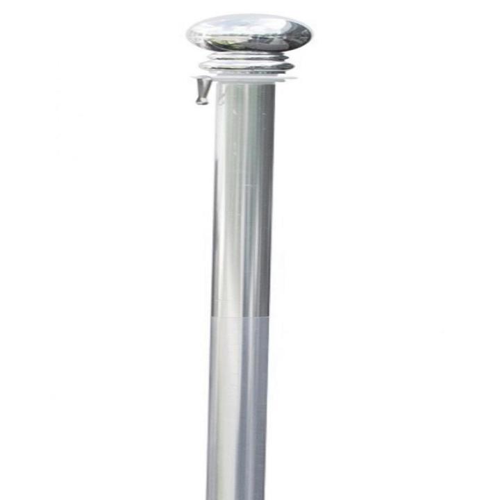 Flag Pole - Chrome Finish Aluminum, 60 inches