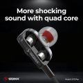 Sigma – Double Decker Stereo In-ear Wired Stereo Earphones With Mic – S11 Pro (random Color). 
