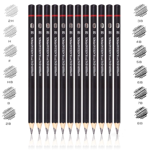 Ulson%20Giaded%20Pencil%20Superior%20Quality%20Blacklead%20Pencils%20Set%20of%2012pcs%20-%20Image%203
