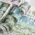 Panda Online 10 Rolls/Set Washi Tape Decorative Masking Tapes Sticky Paper Tape for Journals DIY Crafts Gift Wrapping. 