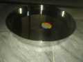 1 Piece Hindu Thaali Large Round Plate Heavy Stainless Steel 10.7 inches. 