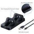 Dobe Dual 2 in 1 Charging Dock for Sony Playstation 4 Wireless Controller Fast Charger Stand. 