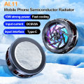AL11 Mobile Phone Semiconductor 10W Fast Cooling Fan Radiator Magnetic Type-C System Cool Heat Sink DC5V/2A Game Cooler For IOS. 