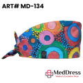 MedDress Designed Surgical Caps | ART# MD-134 | Surgical Caps for Doctors | Unisex Surgical Caps | Premium Quality Surgical Caps. 