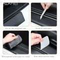 SPARCO Logo Side Door Edge Guard Door Sill Scuff Plate Protection Strips Carbon Fiber -4 Pieces-. 