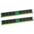（NEW）2X 2GB DDR2 RAM Memory PC2 Ram Memoria for Intel Desktop Memory. 