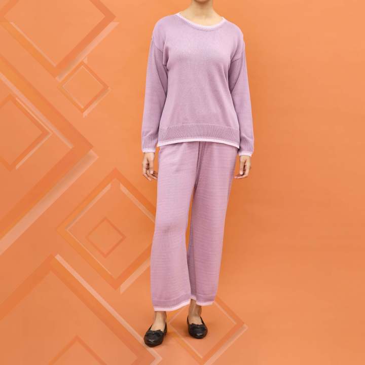 Stylo Lilac Lilac Cotton Co-ord Set PW4846 For Women / For Girls