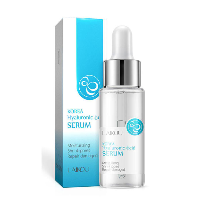 LAIKOU Hyaluronic Acid Face Serum Reduce Wrinkles Spots Fine Lines Essence Moisturizer Soothing Repairing 30ml