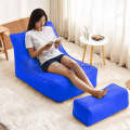 Lounger Bean Bag with Footstool. 
