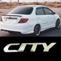 Pack of 1 City Monogram emblem Chrome for Honda city 2004-08 Good Quality. 