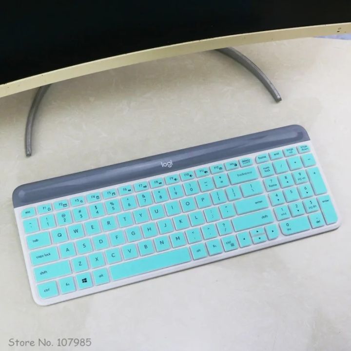 【Beauty Code】Dustproof Wireless Desktop keyboard Cover Protector Skin For Logitech MK470 K580