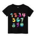 Math Numbers Educational T-Shirt For Boys Girls Kids. 