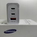 Samsung 65W PD Super Fast Charging Adapter with 2 Type-C and 1 USB Port USB C Charger Quick Charge QC4.0 QC PD3.0 PD USB C Type C Fast USB Wall Charger Adapter For Galaxy S22 S22 Ultra S22 Plus S21 S21 Ultra S21 ProS20Plus Note 10+ A90 A80. 