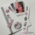 6 in 1 DEAL - Notebook, Water Bottle, Pen, Key Chain, Badge, Photocards with Freebies, Perfect Gift For KPOP, Premium Quality. 