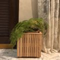 wooden planter small square. 