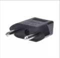 European Adapter Plug US 2 Flat Pin To EU 2 Round Pin Plug Socket - 2 Flat Pin To Round Socket Power Charger - 1pc. 