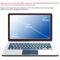 Combo 3 in 1 14.6 / 15.6 inch screen size Laptop- Laptop Protector - Keyboard Cover + Front & Back Screen Protector. 