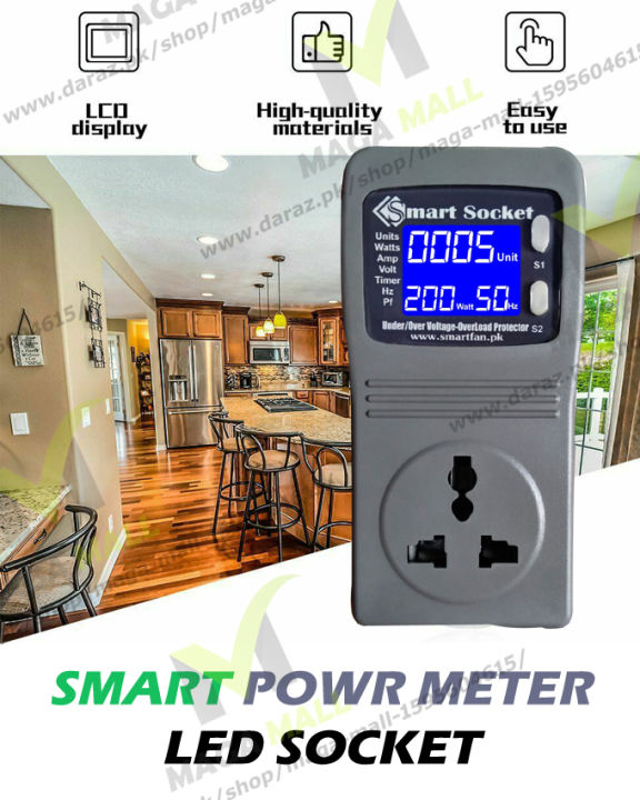 LCD Display Digital Energy Saving Power Meter