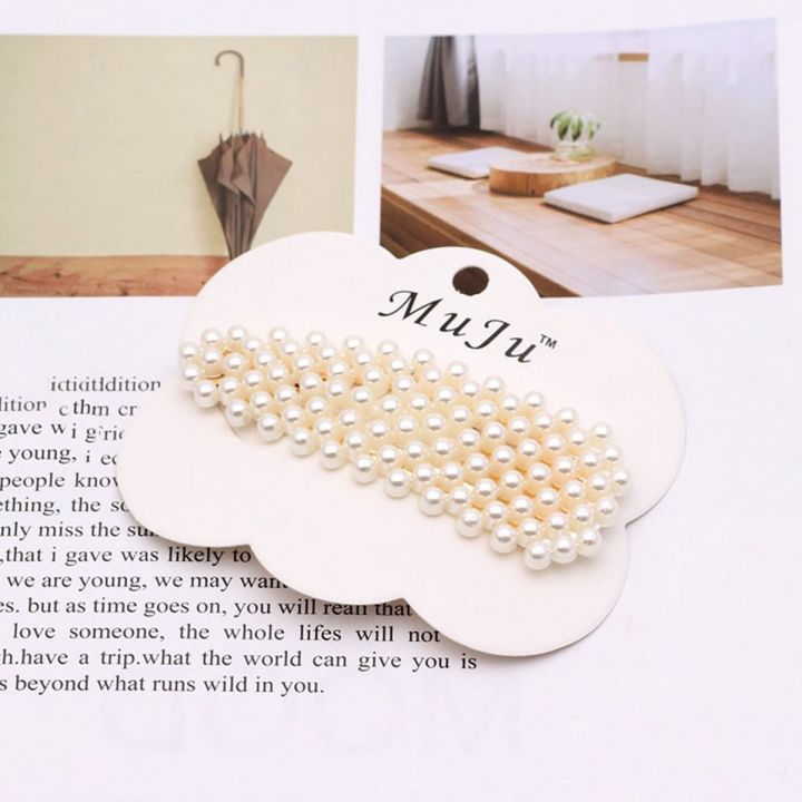 Korea pearl Wanita Hair clip Buhok na clip Fashion accessor