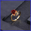 New Trendy Fashion Women Korean Rose Flower Adjustable Stylish Finger Rose Flower Ring For Girls Wedding Engagement Jewelry Gift | Birthday Gift, Rose Jewelry | Golden/silver/rose gold multicolor rings By HACHEM MALL. 