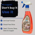 Metal Cleaner Spray, Shine Master, Steel cleaning, Rust remover and anti dust formula best quality. 
