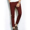 Cotton Jeans Pants for Boys New Fashion Maroon Color. 